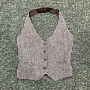 Forever 21 Gray Button-Up Blouse